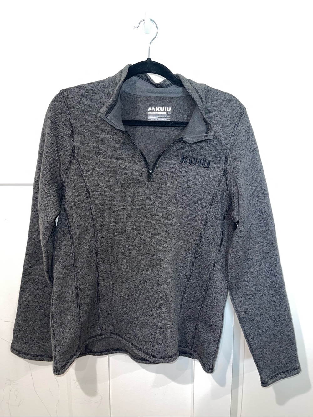 KUIU Women's Charcoal Quarter-Zip Jacket